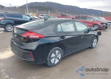 2017 Hyundai Ioniq Hybrid Blue из США, поврежденный, VIN KMHC65LC9HU047137